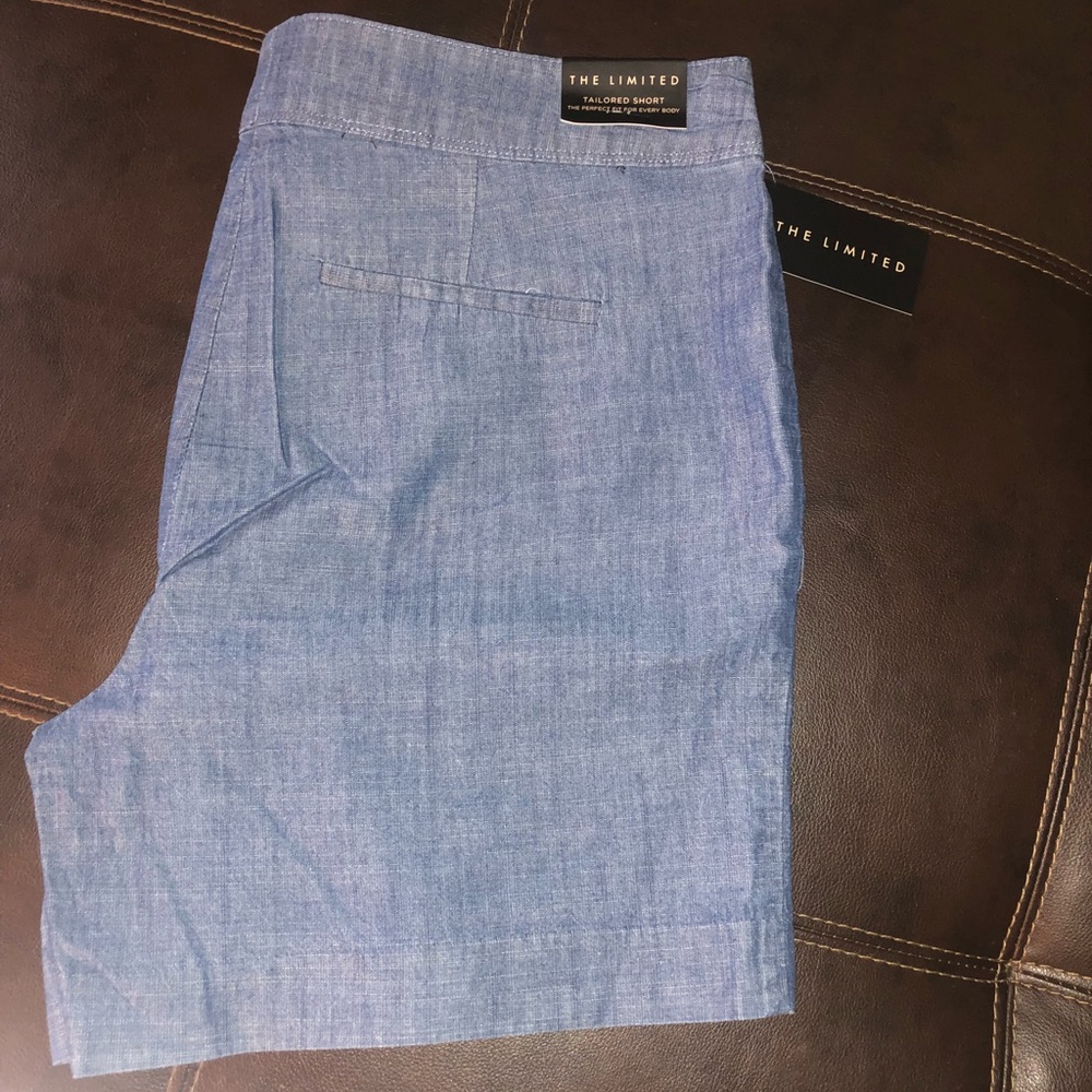 NWT 5” Chambray The Limited Shorts - Picture 2 of 2